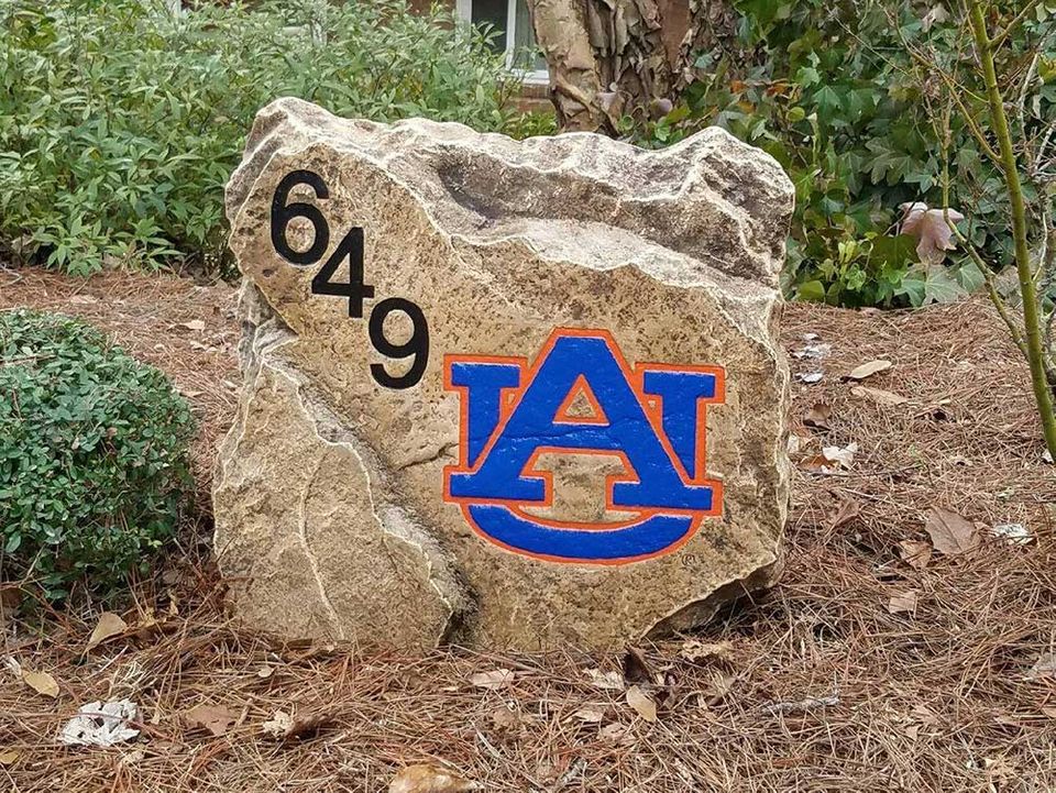 Auburn Address Stone